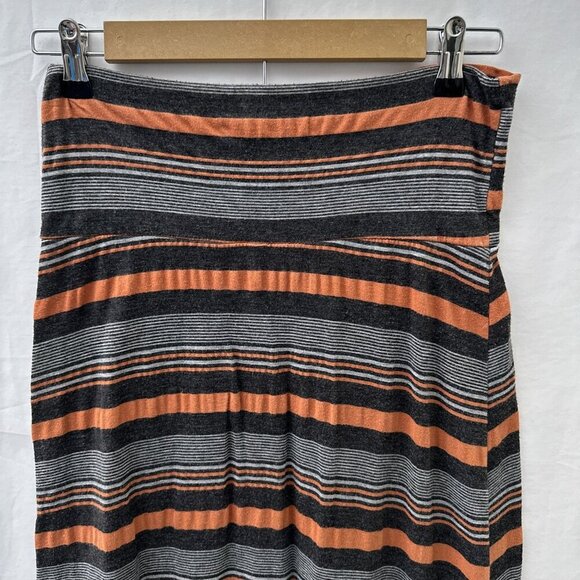 Promesa Striped Multicolor Pull On A-Line Stretch Maxi Skirt Women 28 - Picture 6 of 7